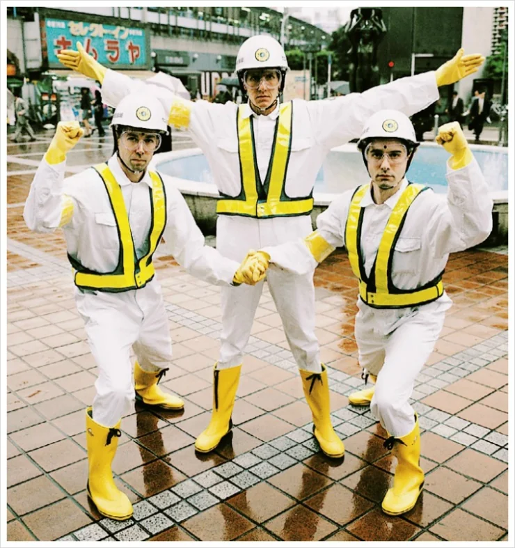 beasty boys intergalactic image with their costumes on