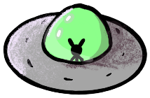A UFO wich gives information about a song called intergalactic if tapped