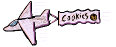 a cookie banner plane wich gives you the ability to accept or decline cookies if pressed