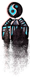 ying yang which switches the sites color to color if you tap it